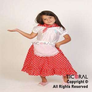 DISFRAZ NEGRITA NI�A CAND TALLE 1 x 1